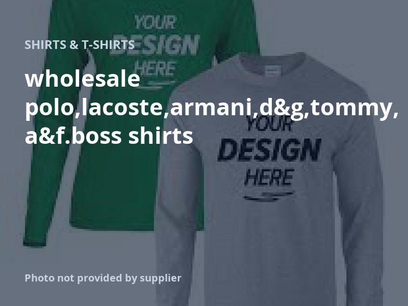 wholesale polo,lacoste,armani,d&g,tommy,a&f.boss shirts