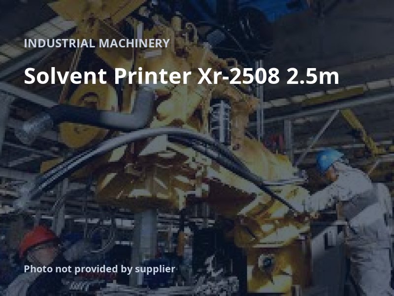 Solvent Printer Xr-2508 2.5m