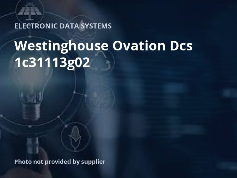 Westinghouse Ovation Dcs 1c31113g02