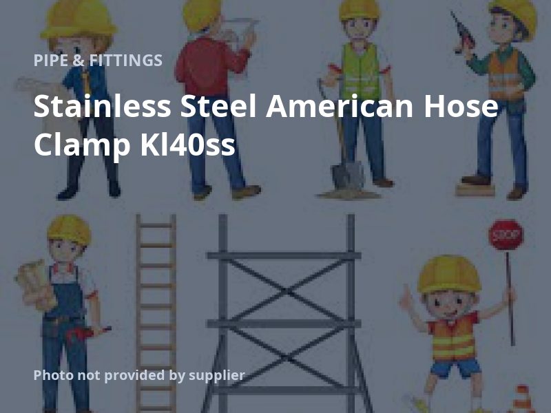 Stainless Steel American Hose Clamp Kl40ss