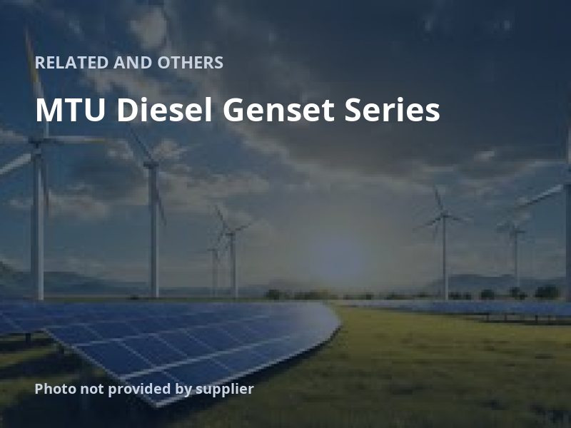 MTU Diesel Genset Series