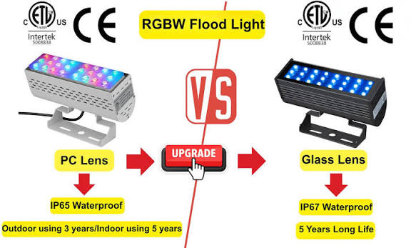 UL ETL Listed 50W 100W 150W DMX512 Wireless RGB RGBW 5 Years Warranty Flood Light