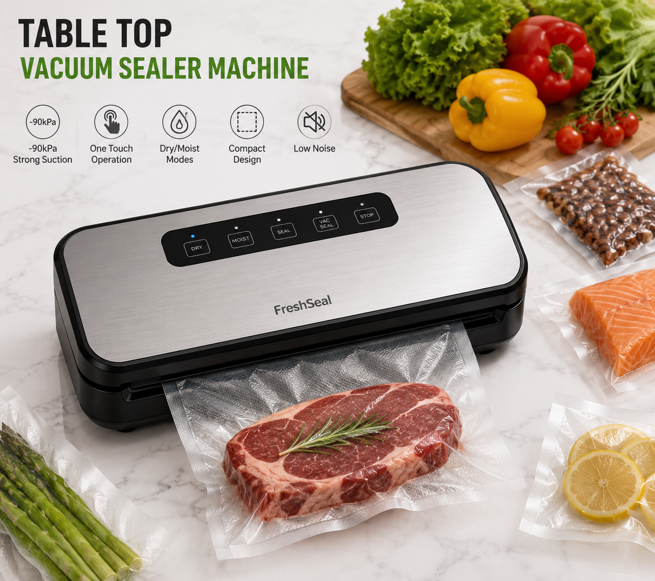 Table Top Vacuum Sealer Machine