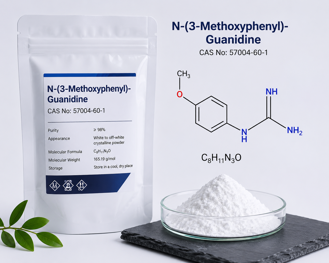 N-(3- Methoxyphenyl)- Guanidine Cas No:57004-60-1