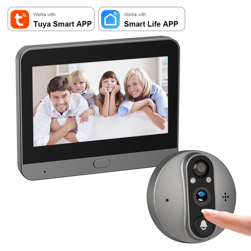 Iufuture Intelligent Security Dual Camera Doorbell with Wide View – Wireless Video Doorbell for Enhanced Security