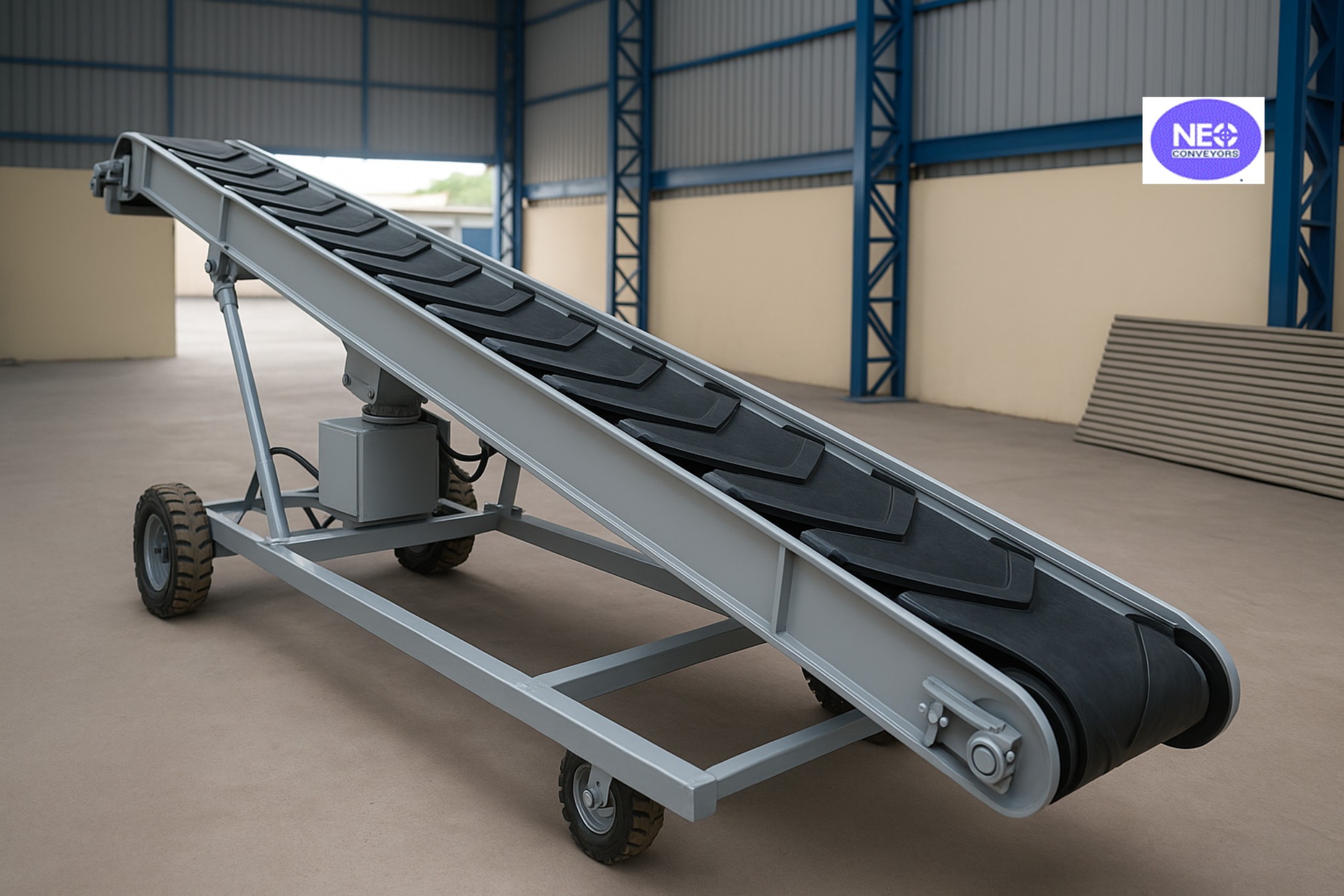 Truck loading conveyor