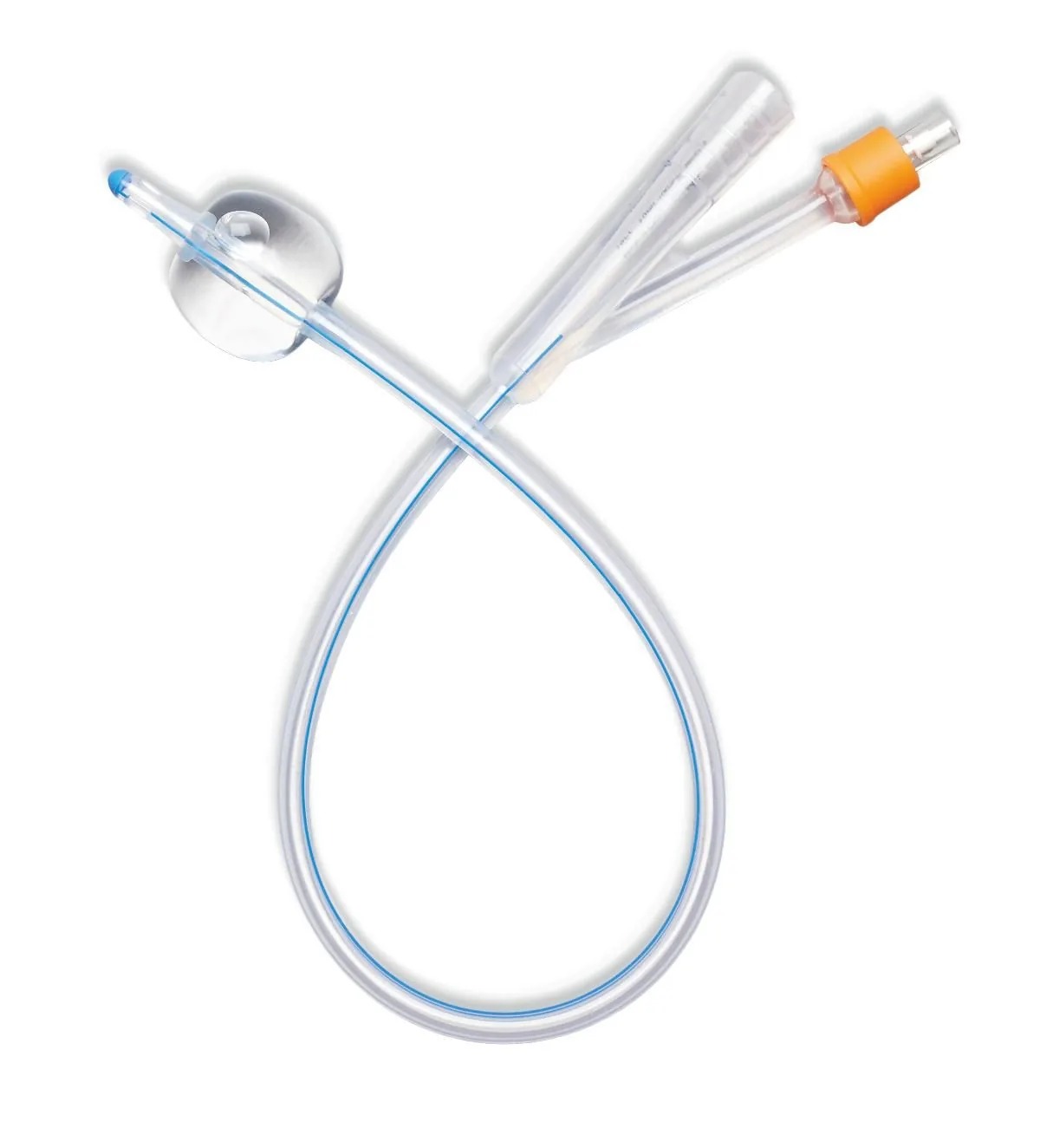 2-Way Silicone Foley Catheter, 100% Silicone, Sterile Single Use, 8-26 Fr - photo 2