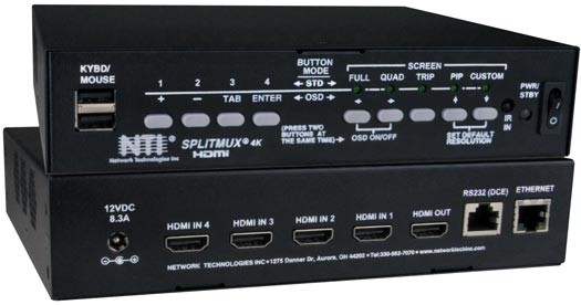 4kx2k Quad-view Video Processor